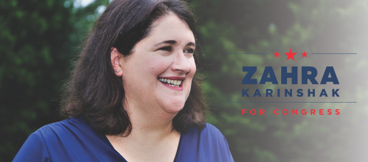 Zahra Karinshak for Congress