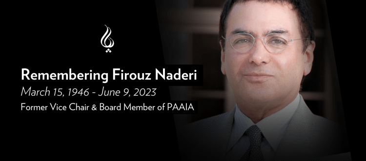 Remembering Firouz Naderi