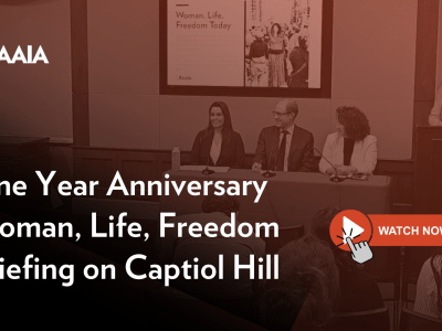 One Year Anniversary of Woman, Life, Freedom Congressional Briefing