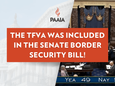 The TFVA was Included in the Senate Border Security Bill