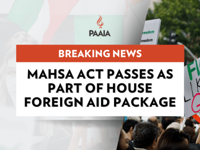 MAHSA Act Passes as Part of House Foreign Aid Package