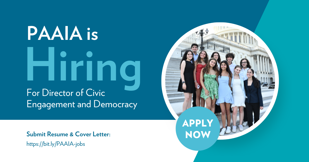 PAAIA is Hiring a New Director of Civic Engagement and Democracy