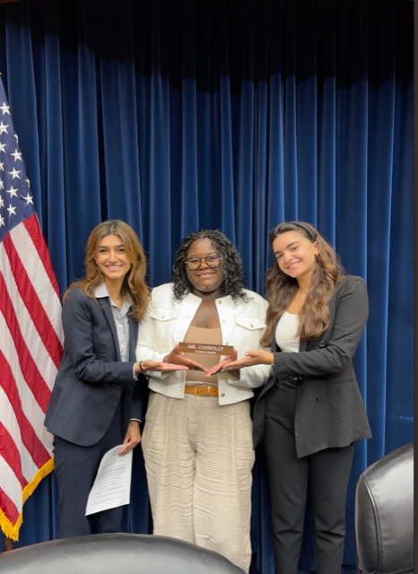 Ariana Ghafouri with other Interns from Connollys office Summer 2024 CHIP