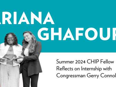 CHIP Fellow Ariana Ghafouri Reflects on Internship with Gerry Connolly's Office